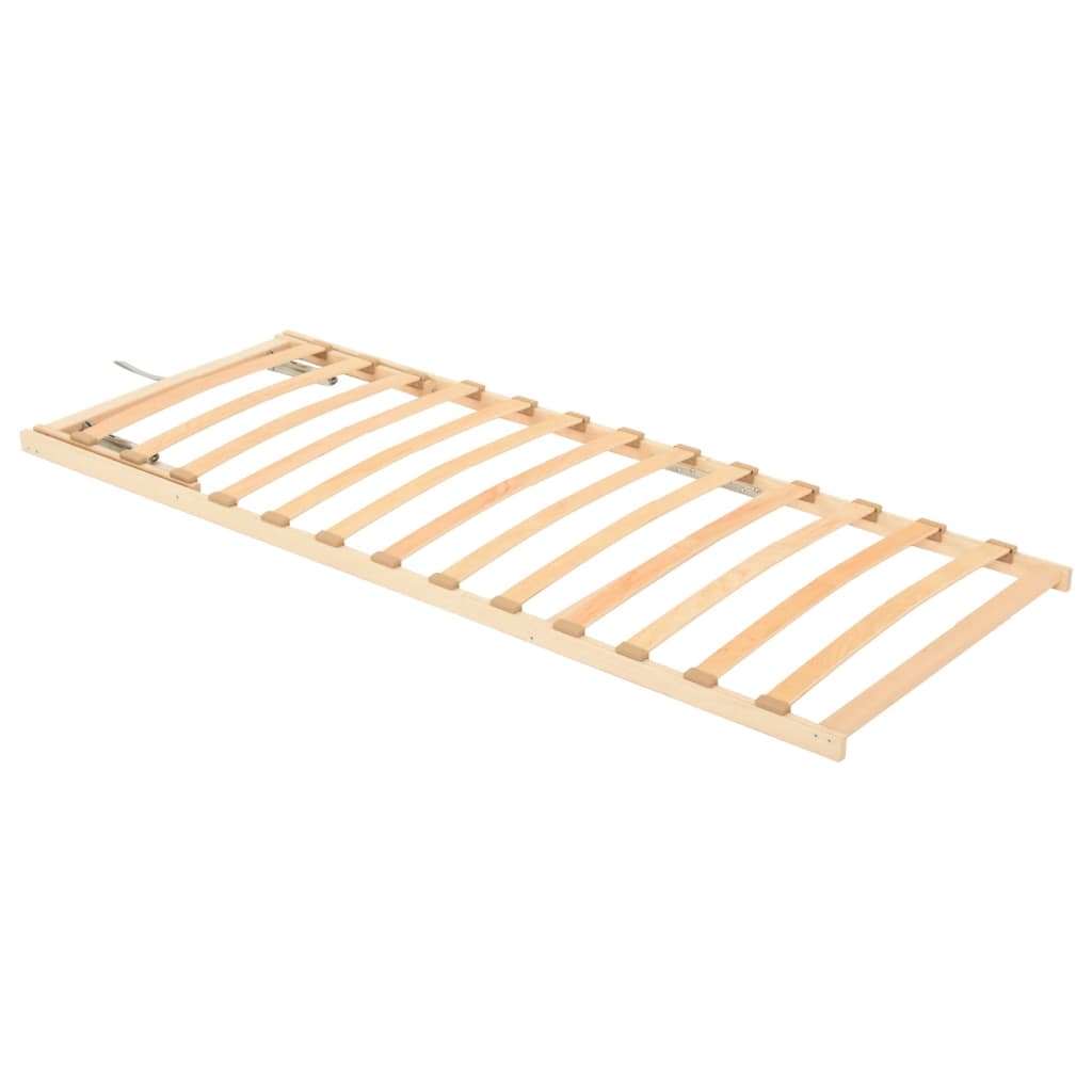 vidaXL Slatted Bed without Mattress Base Adjustable Head 70x200cm