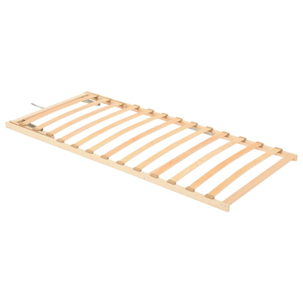 vidaXL Lattenbodem met 13 latten en verstelbaar hoofdeinde 90x200 cm afbeelding