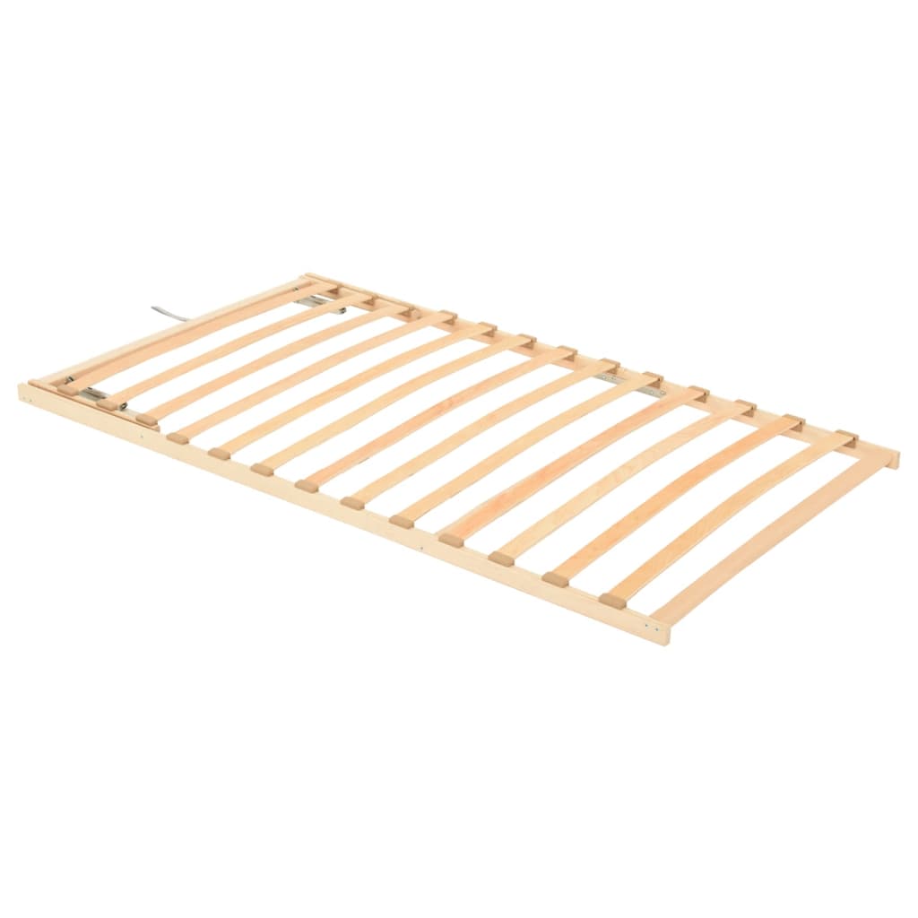 vidaXL Slatted Bed Base with 13 Slats Adjustable Head 100x200 cm