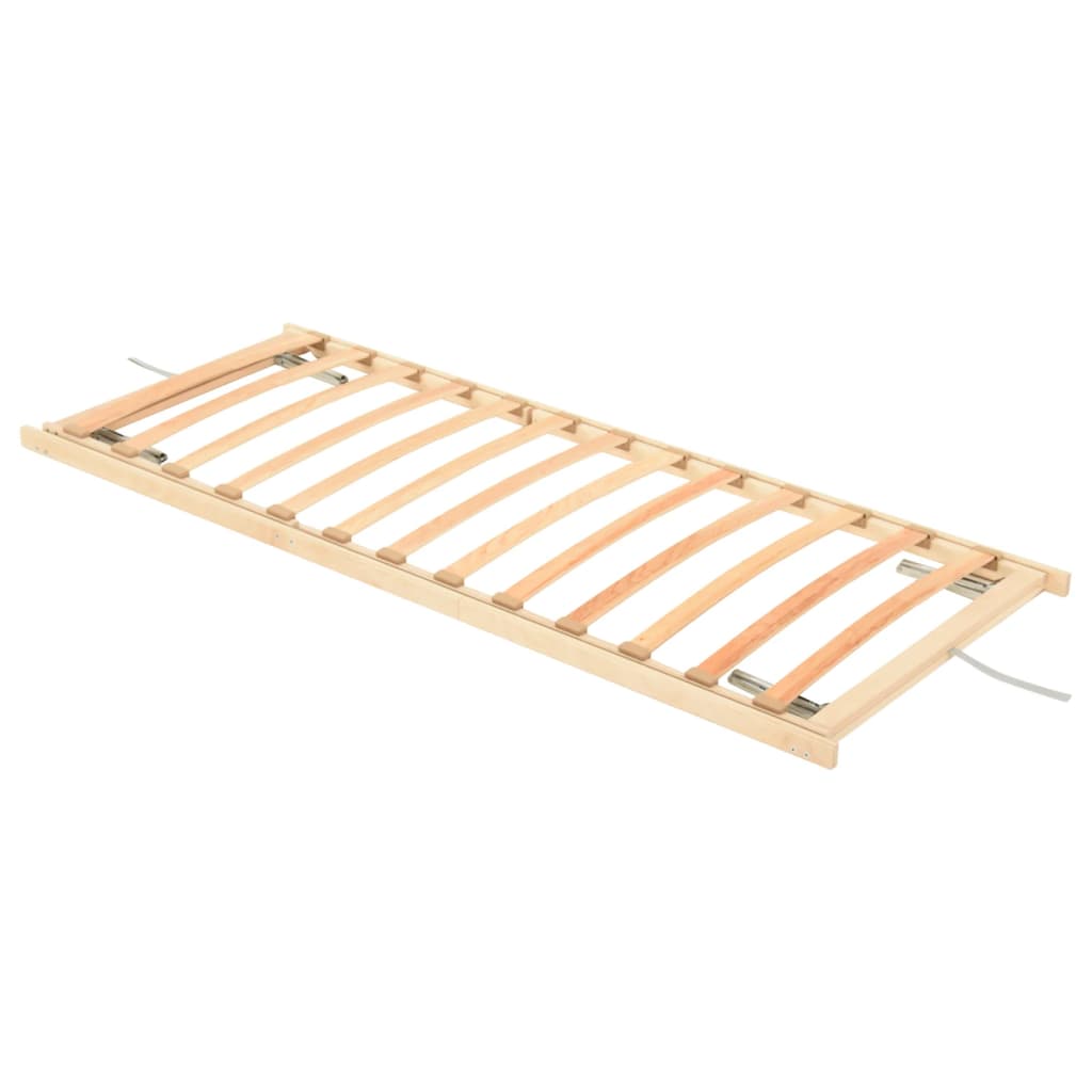 vidaXL Slatted Bed Base with 13 Slats Adjustable Head & Foot 70x200 cm