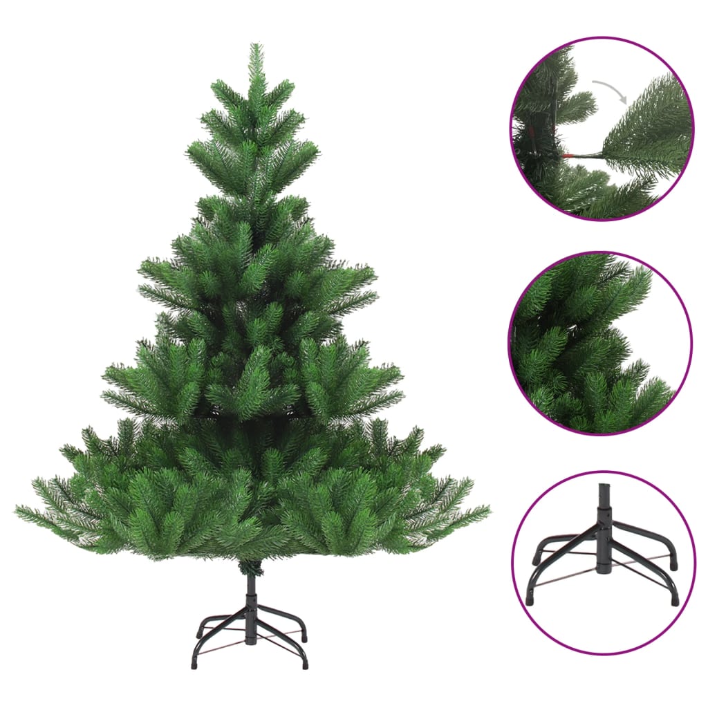 Image of vidaXL Nordmann Fir Artificial Christmas Tree Green 210 cm