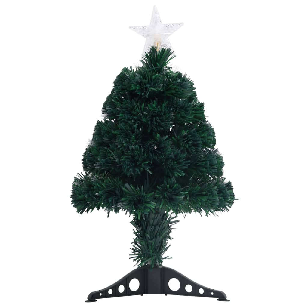 

vidaXL Artificial Christmas Tree with Stand/LED 2 ft Fiber Optic