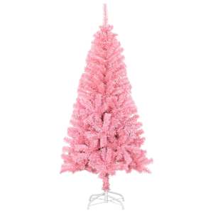 Umělý vánoční stromek se stojanem růžový 120 cm PVC - obrázek 2