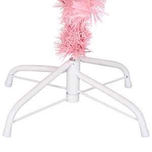 Umělý vánoční stromek se stojanem růžový 120 cm PVC - obrázek 5