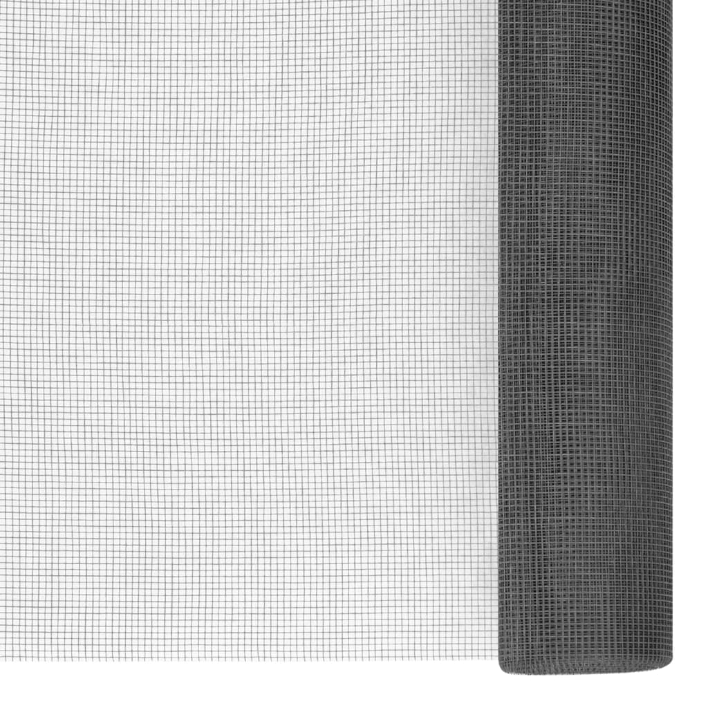 vidaXL Sieť proti hmyzu sklené vlákno 60x1000 cm čierna