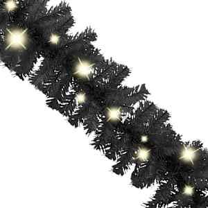 Vánoční girlanda s LED světýlky 10 m černá - obrázek 4