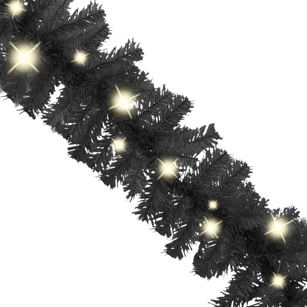 Installatie Bewijzen Magazijn Kerstslinger Met LED-lampjes 20 M Zwart - All To Buy