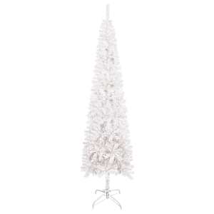 Úzký vánoční stromek bílý 120 cm - obrázek 2
