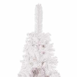 Úzký vánoční stromek bílý 120 cm - obrázek 3
