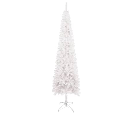 vidaXL Slankt juletre hvit 150 cm