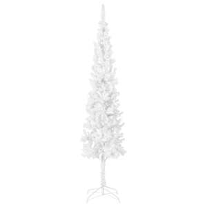 Úzký vánoční stromek bílý 210 cm - obrázek 2