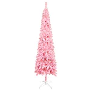 Úzký vánoční stromek růžový 120 cm - obrázek 2