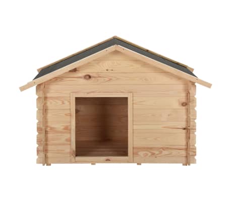 vidaXL Cușcă de câine, 120x70x100,6 cm, lemn masiv de pin 14 mm