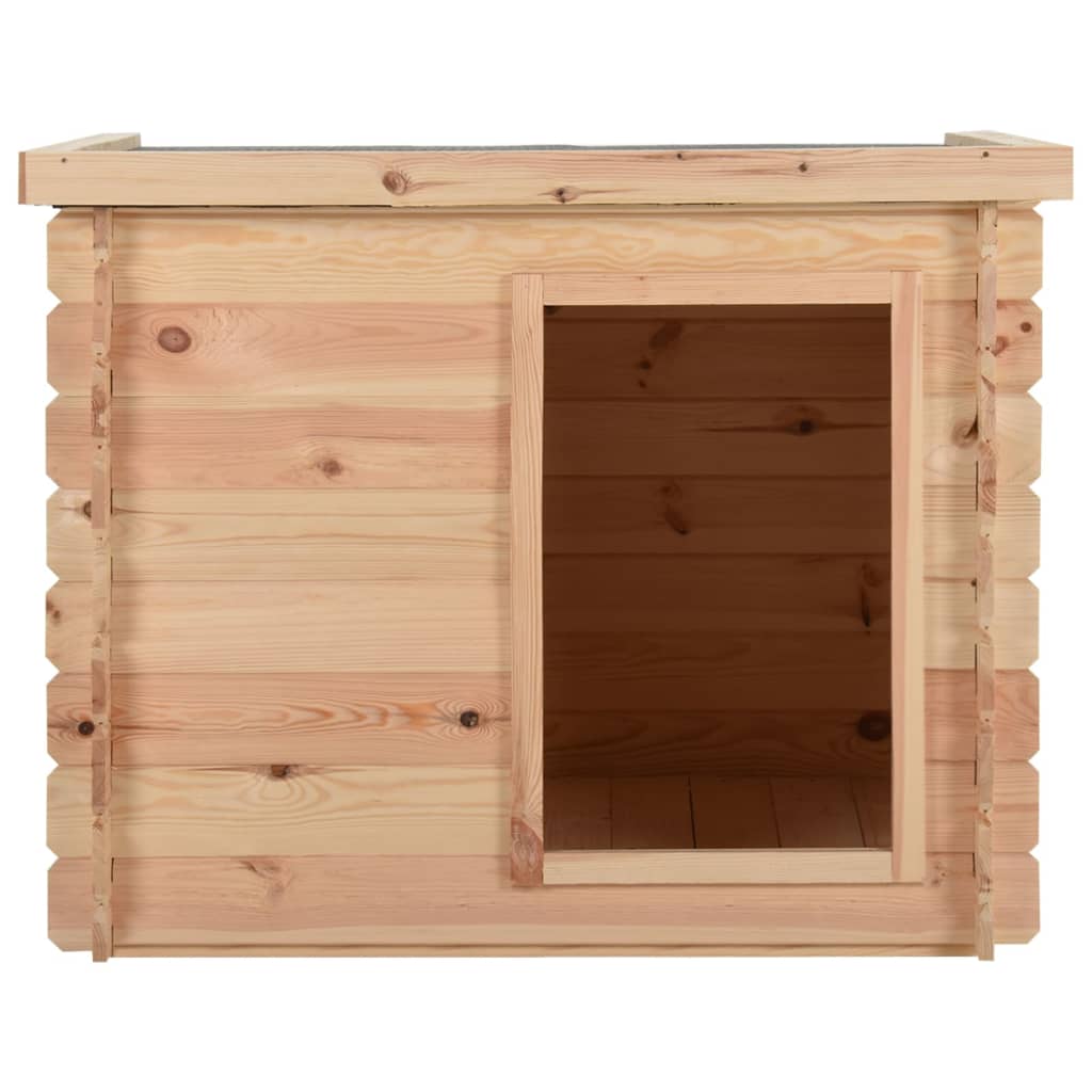 

vidaXL Hondenhok 102,5x88x84 cm 14 mm massief grenenhout