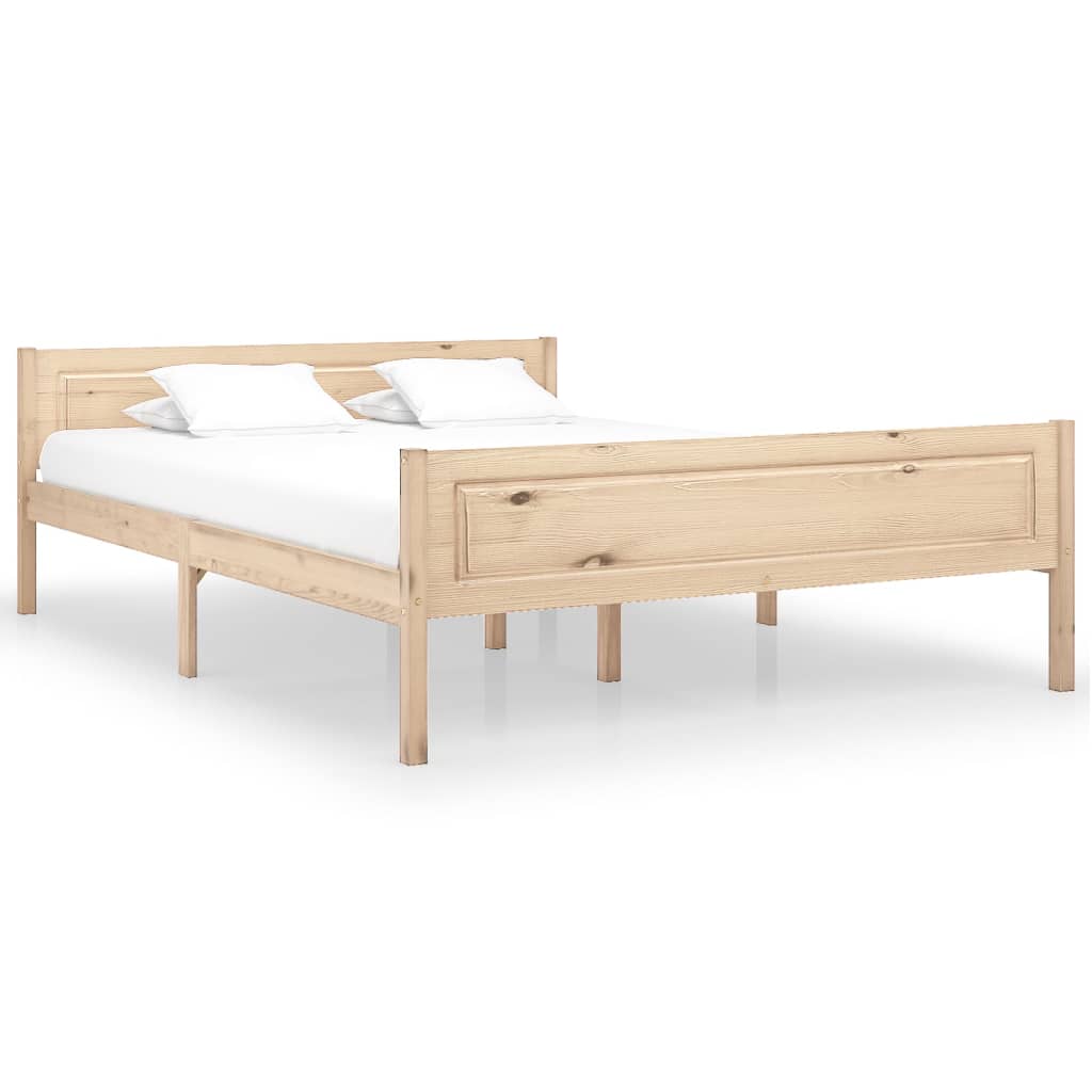 vidaXL Cadru de pat, 160×200 cm, lemn de pin masiv