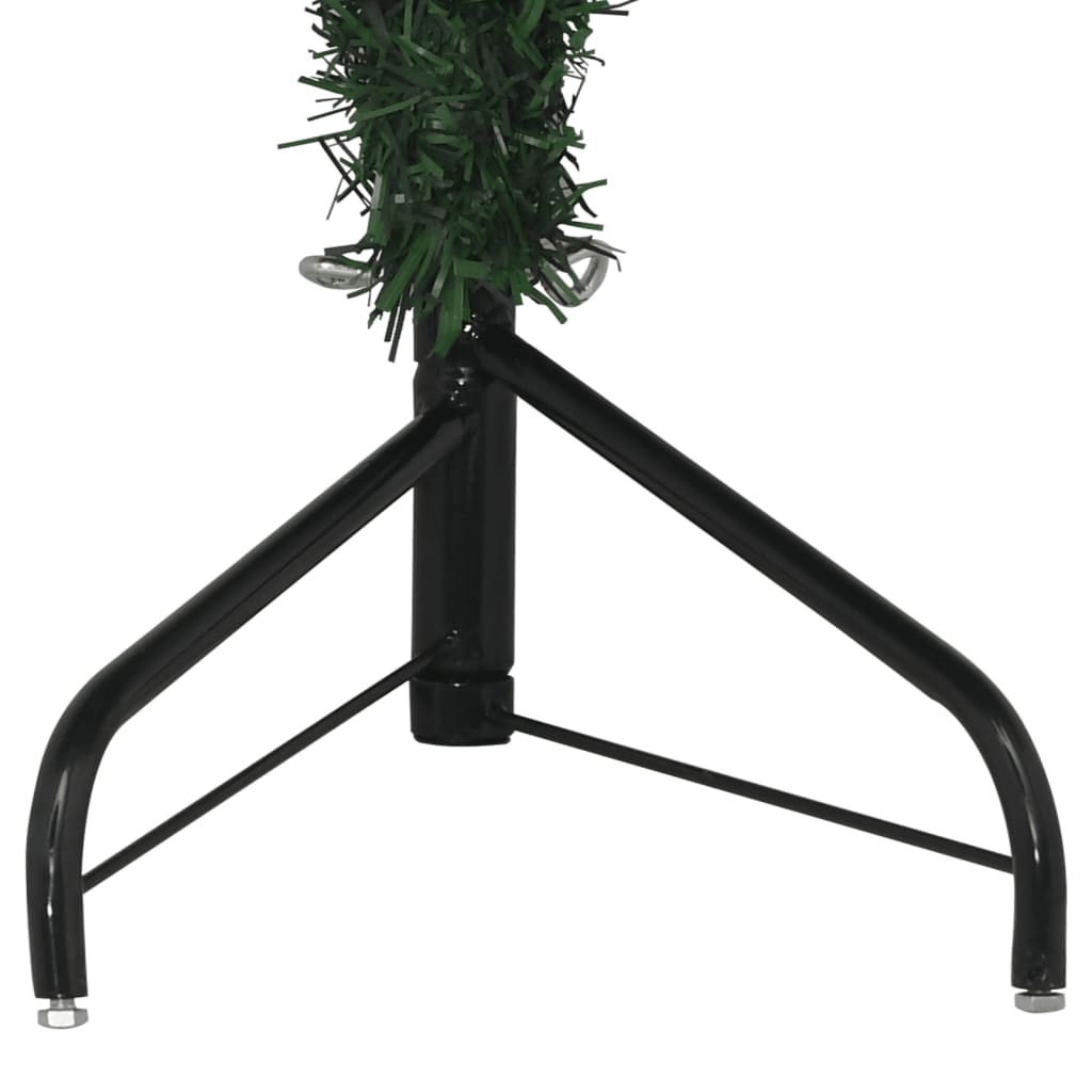 vidaXL Corner Artificial Christmas Tree Green 59.1" PVC