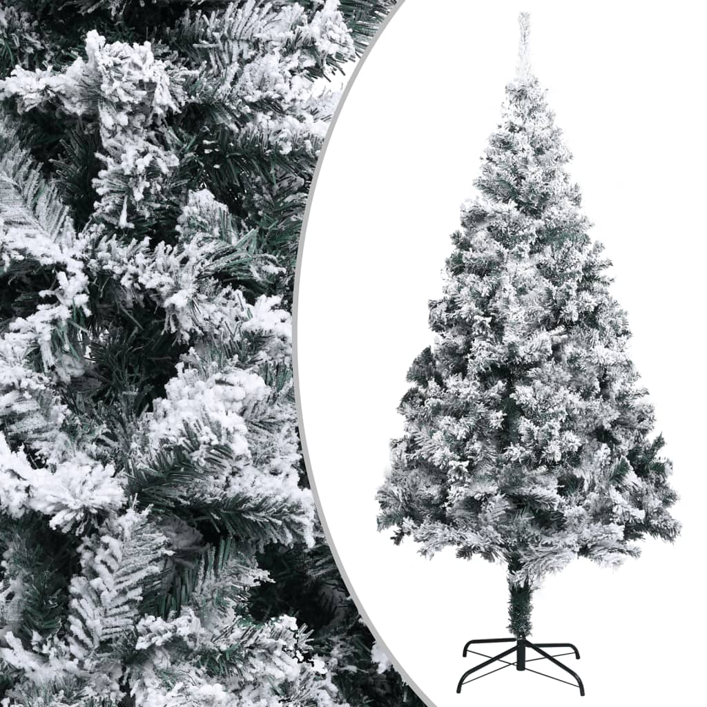 Künstlicher Weihnachtsbaum Beschneit Grün 300 cm PVC