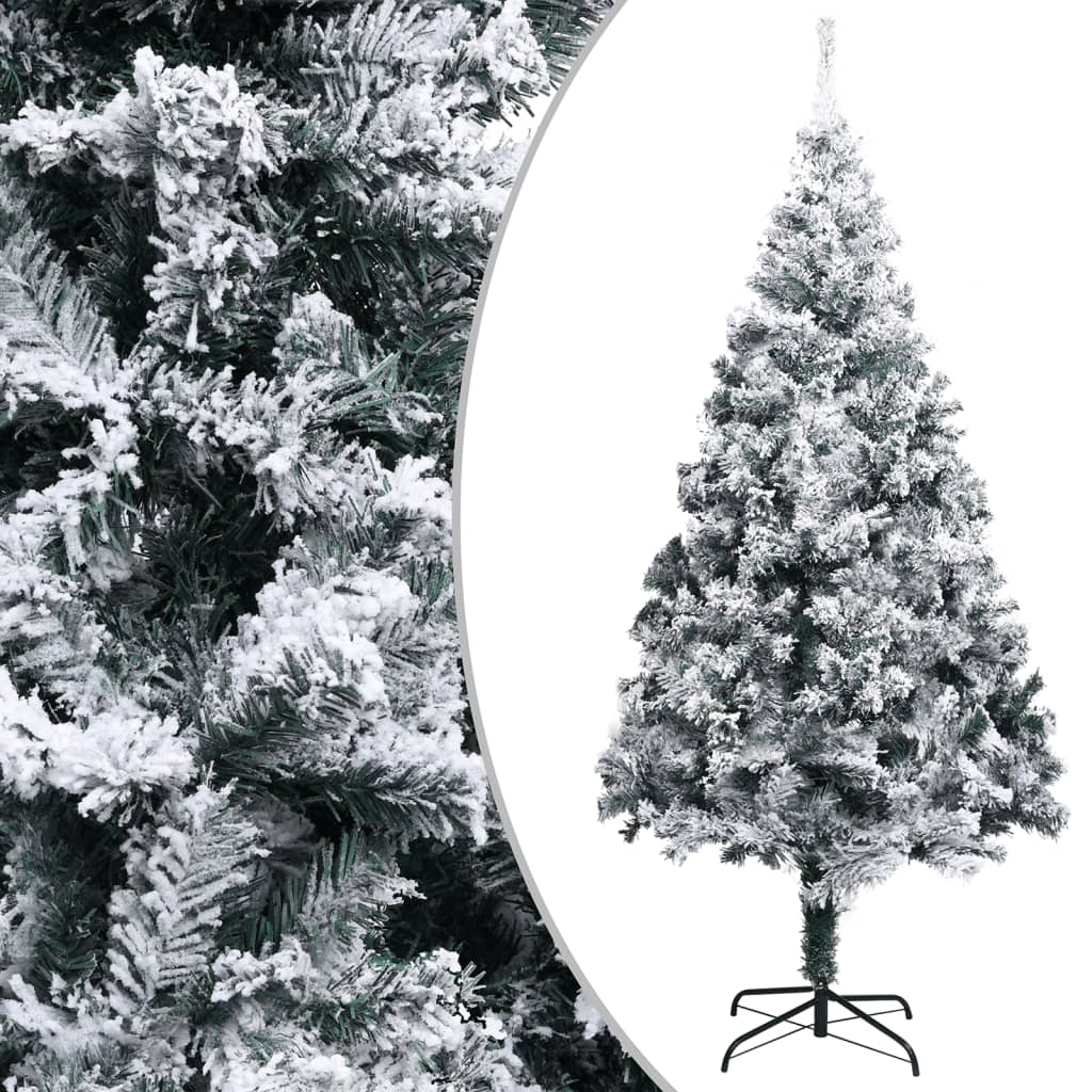 Künstlicher Weihnachtsbaum Beschneit Grün 400 cm PVC