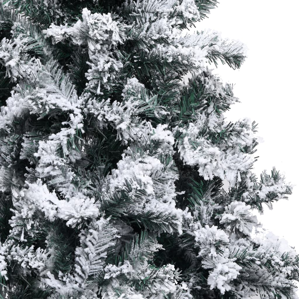  Umelý vianočný stromček, zasnežený, zelený 400 cm, PVC
