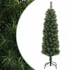 vidaXL kitsas kunstkuusk alusega, roheline, 120 cm, PVC
