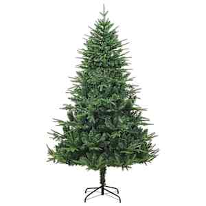 vidaXL Sapin de No&euml;l artificiel Vert 210 cm PVC et PE