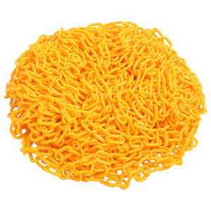 Opozorilna veriga rumena 100 m Ø6 mm plastika