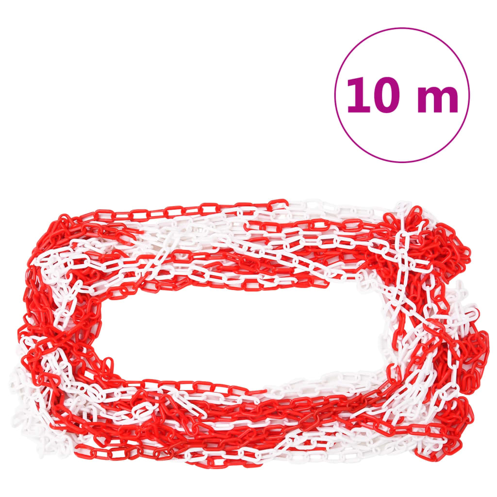 Bójaszett piros és fehér lánccal 10 méter 