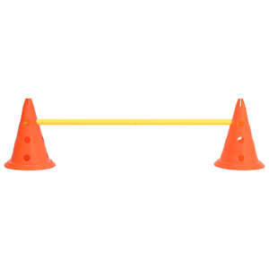 vidaXL Set de obstacole pentru câini, portocaliu și galben
