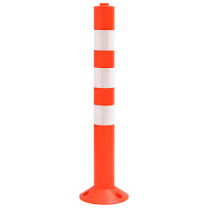 Zahrazovací sloupky k řízení dopravy 10 ks 75 cm PE - obrázek 2