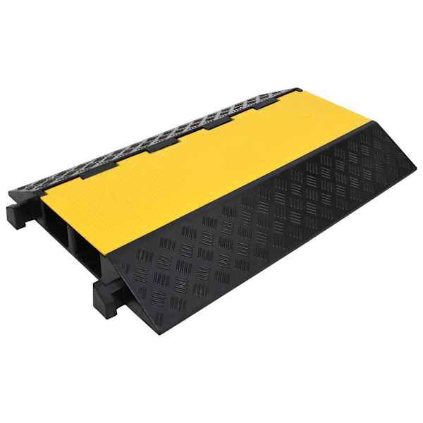 vidaXL kaablikaitse 2 kanaliga, kummist, 90 cm