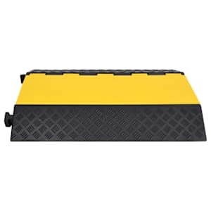 Kabelový ochranný most 2 kanálky 90 cm gumový - obrázek 3