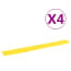  vidaXL 4 db sárga kábeltaposó 98,5 cm termék 2. képe