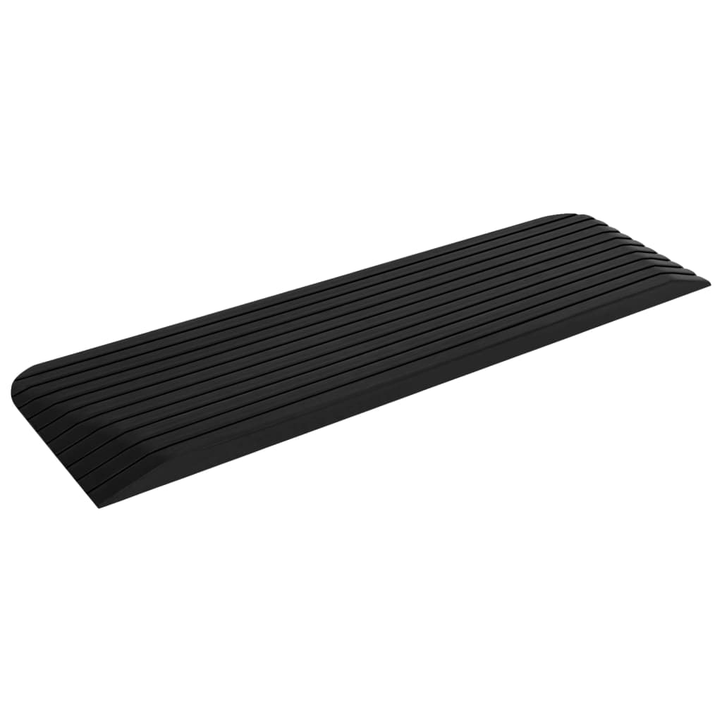 

vidaXL Drempelhulpen 2 st 110x32x3,8 cm rubber