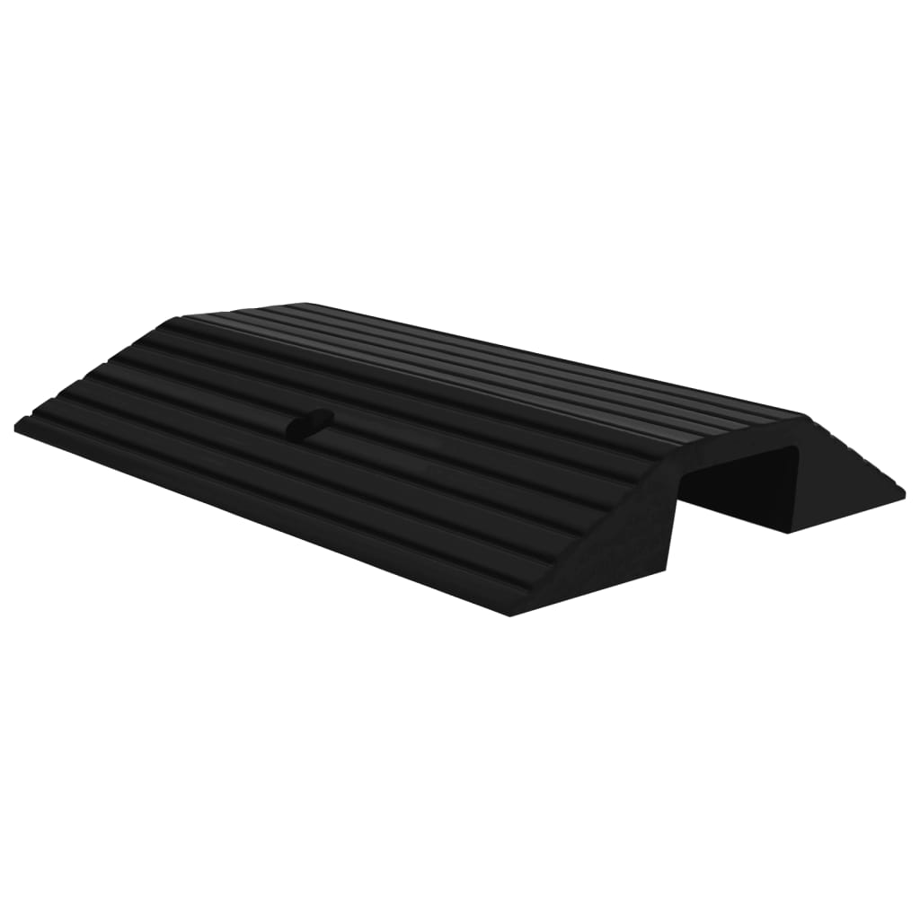 vidaXL Prahové rampy 3 ks 49x40x8 cm guma