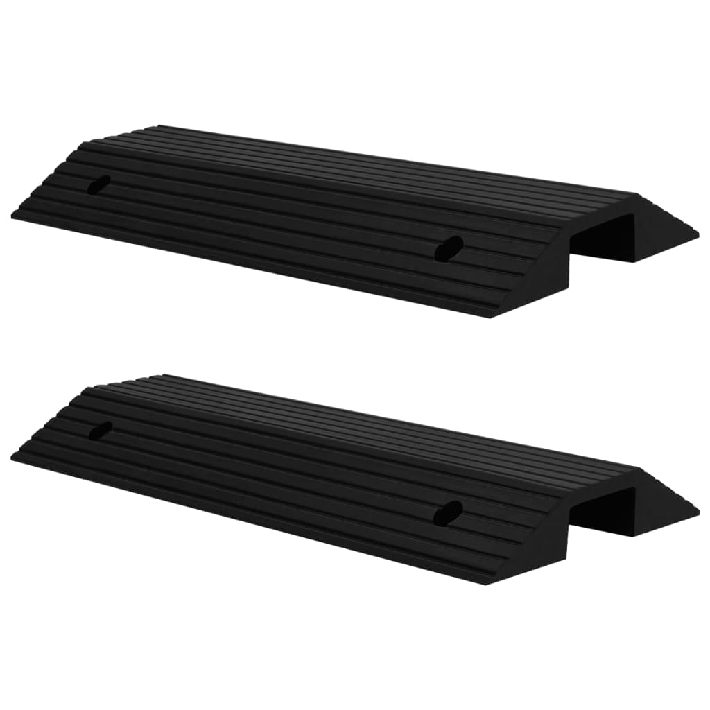 vidaXL Rampe tip prag pod, 2 buc., 80x40x8 cm, cauciuc vidaxl.ro