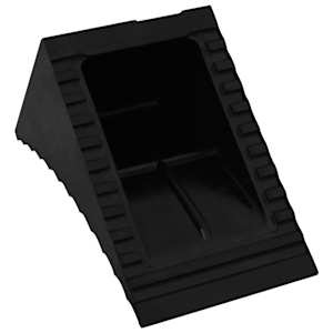 Zakládací klíny pod kola 2 ks 29 x 16 x 19 cm guma - obrázek 7
