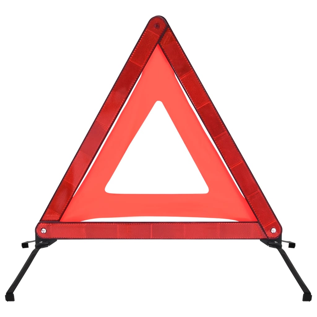 4/10x traffic warning triangle 56.5x36.5x44.5 cm warning triangle emergency  tria