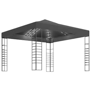 vidaXL aiatelk, LED-n&ouml;&ouml;rvalgustitega, 3 x 3 m, antratsiithall