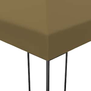 Altán se světelnými LED řetězy 3 x 4 m taupe - obrázek 6