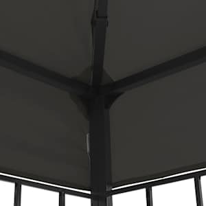 Altán se světelnými LED řetězy 3 x 4 m antracitový - obrázek 6
