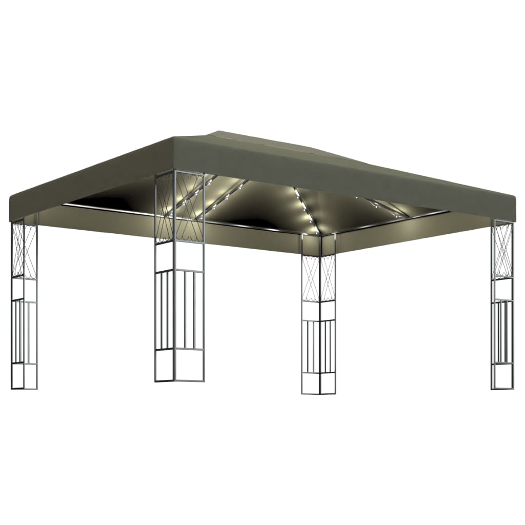 vidaXL    Taupe LED 3 x 4 .