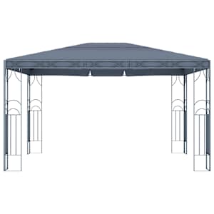 Altán se světelnými LED řetězy 400 x 300 cm antracitový - obrázek 4