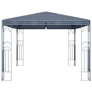 Altán se světelnými LED řetězy 400 x 300 cm antracitový - obrázek 5