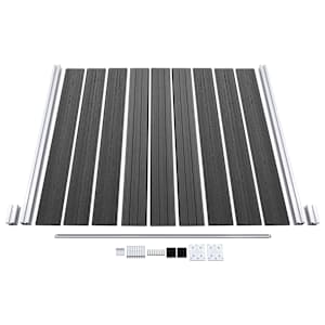 Sada plotových dílců WPC 353 x 186 cm černá - obrázek 5