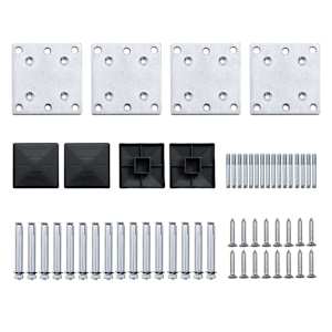 Set plotových dílců WPC 526 x 186 cm černý - obrázek 9