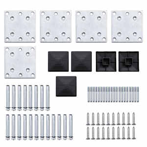 Set plotových dílců WPC 699 x 186 cm černý - obrázek 9