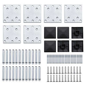 Set plotového dílce WPC 872 x 186 cm černý - obrázek 10