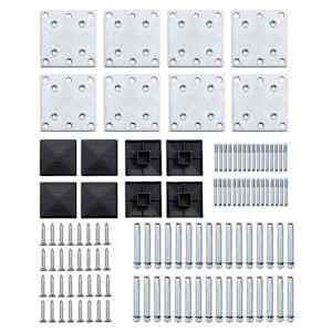 Set plotového dílce WPC 1218 x 186 cm černý - obrázek 9