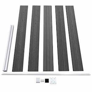 Set plotového dílce WPC 699 x 105 cm černý - obrázek 6