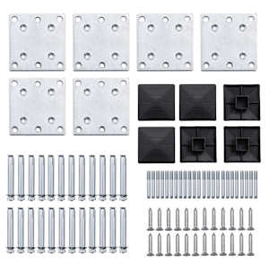 Set plotového dílce WPC 872 x 105 cm černý - obrázek 9